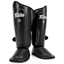 Paratibie Fairtex SP9 Nero L, Taglia: L, Colore: Nero