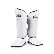 Paratibie Fairtex SP9 Bianco M, Taglia: M, Colore: Bianco