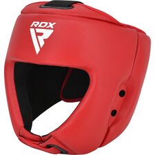 Casque RDX IBA Homologué pour Compétitions Amateurs, Taille: L, Couleur: Rouge