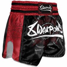 Short de Muay Thai 8 Weapons 8 Ways Yant 2.0 Bordeaux M, Taille: M, Couleur: Bordeaux