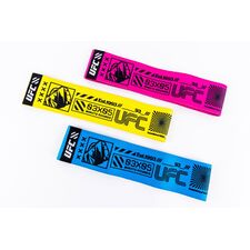 UFC Hüftbänder – Set mit 3 Widerständen, Farbe: Mehrfarbig, Zusatzgewicht: Taille unique