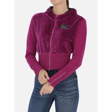 Full Zip Hoodie With Velvet, Size: XL