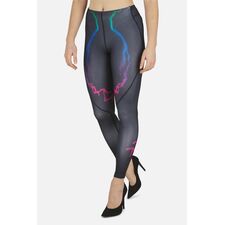Leggings W/ Ergonomic Cuts, Taglia: S, Colore: Nero