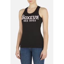 Basic Olympic Tank Logo Top, Taglia: XL, Colore: Nero