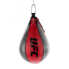 UFC  Poire de vitesse cuir 25cm x 18cm, Taille: M, Couleur: Noir