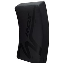 Curved Kick Shield RDX T15 Matte Black, Size: One Size, Colour: Schwarz