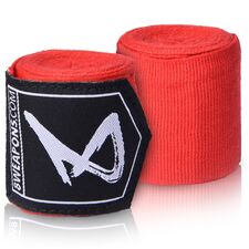 Boxbandage halbelastisch 8Weapons Rot 2m, Farbe: Rot, Länge: 2.0m