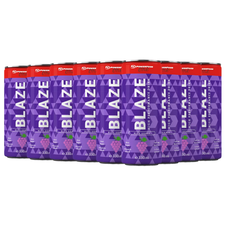 Blaze Energy Drink, 24 x 330 ml, Powerfood One | Grape