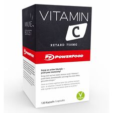 "Neutral" Extended-Release Vitamin C, 120 capsules, Powerfood One