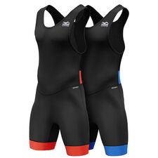 Set tenute da lotta Phantom STORM Nero/Rosso+Blu L, Taglia: L, Colore: Nero