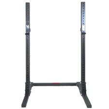 Station rack / cage à squat musculation en acier GladiatorFit | Noir 180 CM