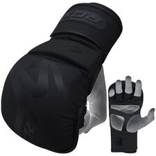 MMA Sparring Handschuhe RDX T15 Schwarz 7oz L, Bekleidungsgrösse: L, Farbe: Schwarz