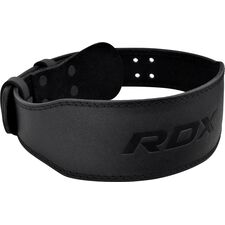 Gewichthebergürtel 4 Zoll RDX Schwarz 3XL, Bekleidungsgrösse: XXXL, Farbe: Schwarz