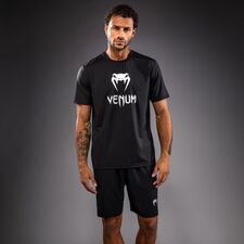 Classic Dry Tech T-Shirt Venum Schwarz/Silber L, Bekleidungsgrösse: L, Farbe: Schwarz