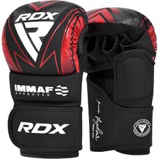 MMA Handschuhe RDX Shooter IMMAF – Rot – 3XL, Bekleidungsgrösse: XXXL, Farbe: Rot