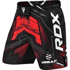 MMA-Shorts IMMAF, Bekleidungsgrösse: XXXXL, Farbe: Rot