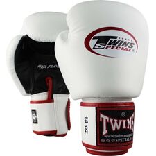 Gants de boxe Twins BGVL3 Air Noir Blanc &ndash; 14oz, Couleur: Blanc, oz: 14oz