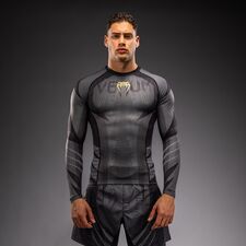 Long Sleeve Rashguard Venum Galactic 3.0 Black/Gold M, Size: M, Colour: Schwarz