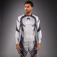 Rashguard manches longues Venum Galactic 3.0 Blanc/Noir S, Taille: S, Couleur: Blanc
