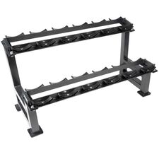 Steel storage rack for 12 dumbbells