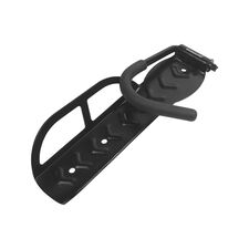 Bike wall bracket with storage hook