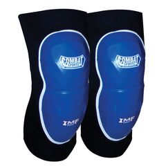 Genouillères Combat Sports Pro, Taille: L/XL, Couleur: Bleu