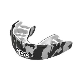 OPRO Instant Custom Camo - Black/White/Silver, Taglia: Taglia unica, Colore: Nero