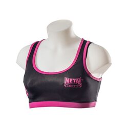 Brassiere Sport Noir/Fuschia S, Taille ne pas utiliser: S