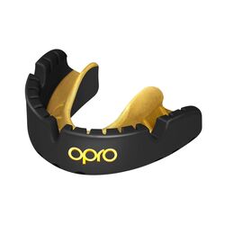 Protège-dents OPRO Self-Fit Gold Bagues Dentaires, Taille: Taille unique, Couleur: Noir