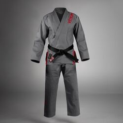 Kimono de Jiu Jitsu Brésilien Venum Contender 3.0, Couleur: Gris, Taille (Kimono): A1 159-163 cm