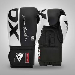 Gants de boxe Rex F4 – Blanc/Noir – 10oz, Couleur: Blanc, oz: 10oz