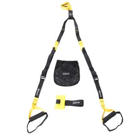 GL-7640344750174-Adjustable nylon suspension straps for weight training + bag