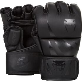 VE-2051-114-M-Venum Challenger MMA Gloves-Black/Black