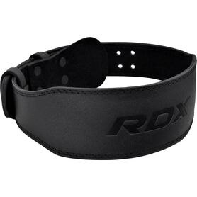 RDXWBS-4FB-M-RDX 4 Inch Padded Leather Weightlifting Fitness Gym Belt