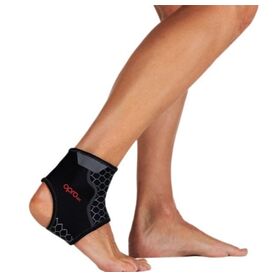 OPTEC5743-SM-OproTec Ankle Support with Gripper BLK-Small