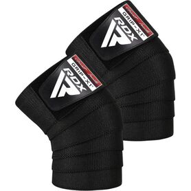 RDXWAH-K1FB-Gym Knee Wraps K1 Full Black