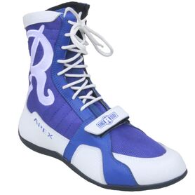 RSSHOE12BL-WH-6-Ringside Apex Elite Boxing Shoe