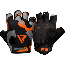 RDXWGS-F6O-M-Gym Gloves Sumblimation F6 Orange-M