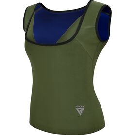 RDXSVP-W1AG-XL-RDX Women's Sweat Jacket For Weight Loss