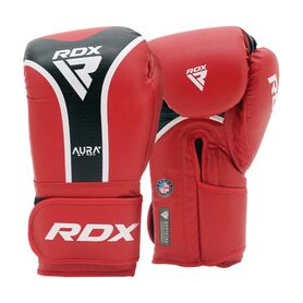 RDXBGR-T17RB-10OZ+-RDX Boxing Glove Aura Plus T-17 Red/Black-10Oz