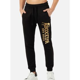 BXM1010009AT-BK-G-M-Slim Fit Sweatpant With Logo