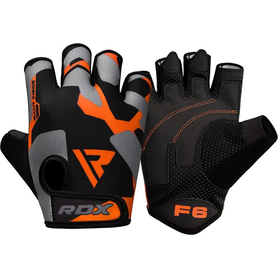 RDXWGS-F6O-L-Gym Gloves Sumblimation F6 Orange-L