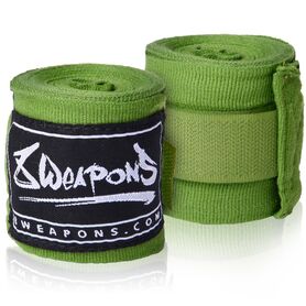 8W-8090013-8 WEAPONS Hand Wraps semi-elastic 3.5m - green