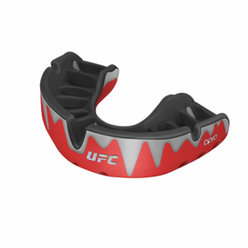 OP-102519002-OPRO Self-Fit UFC&nbsp; Platinum - Red/Silver/Black