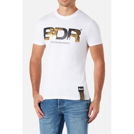 BXM0200377AT-WH-L-Bdr Printed T-Shirt