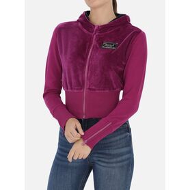 BXW0400204ASOR-M-Full Zip Hoodie With Velvet