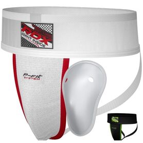 RDXGGX-H1W-XL-Groin Guard Supporter White Plus-XL