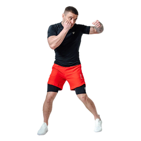 RDXMSC-T16RB-L-MMA Shorts T16 Red/Black-L