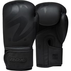 RDXBGR-F15MB-12OZ-Boxing Glove F15 Matte Black-12OZ