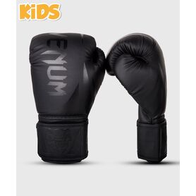 VE-03089-114-6OZ-Venum Challenger 2.0 Kids Boxing Gloves - Black/Black